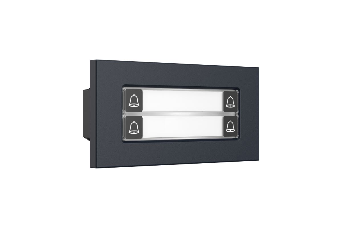 4-Tastenmodul für VTO4202FB, Schwarz