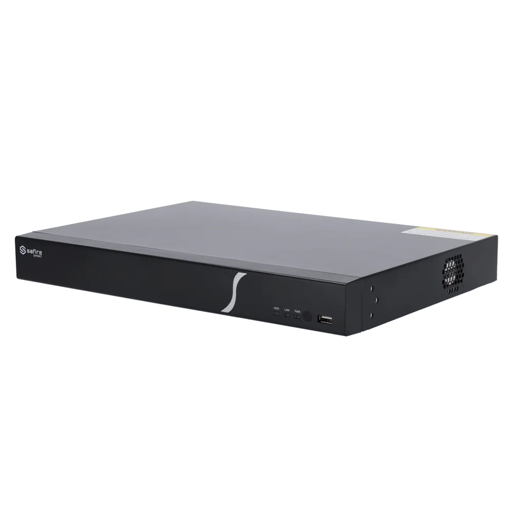 B2 16-Kanal NVR, 12MP, 2x HDD, KI