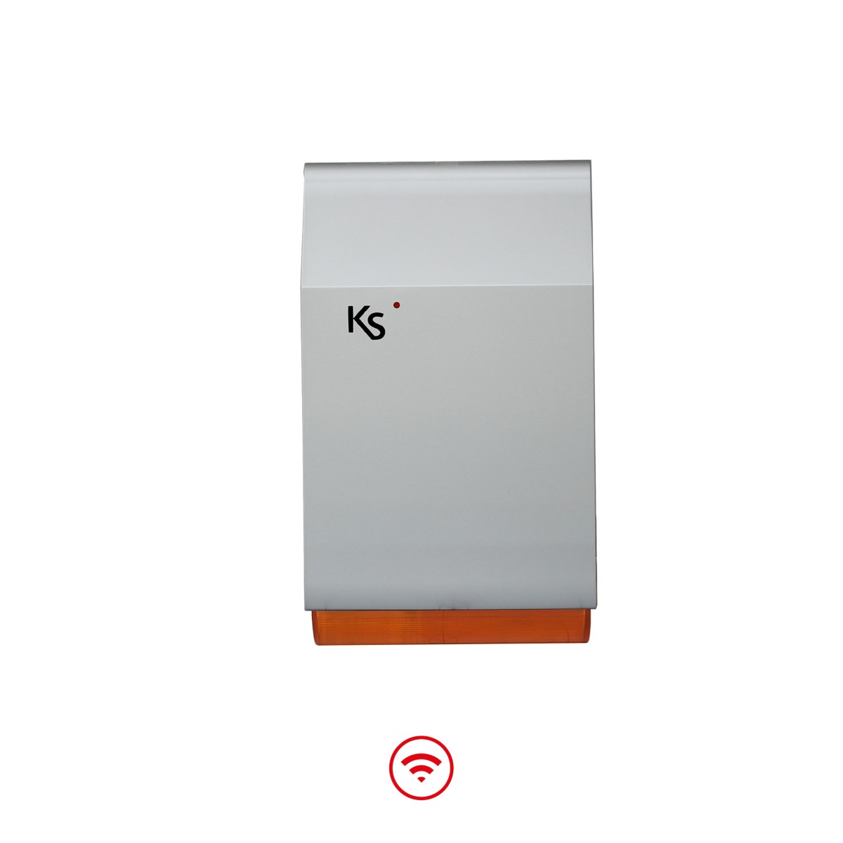 KSI6401000.337 Außensirene imago, 868MHz, metallgraue Orange
