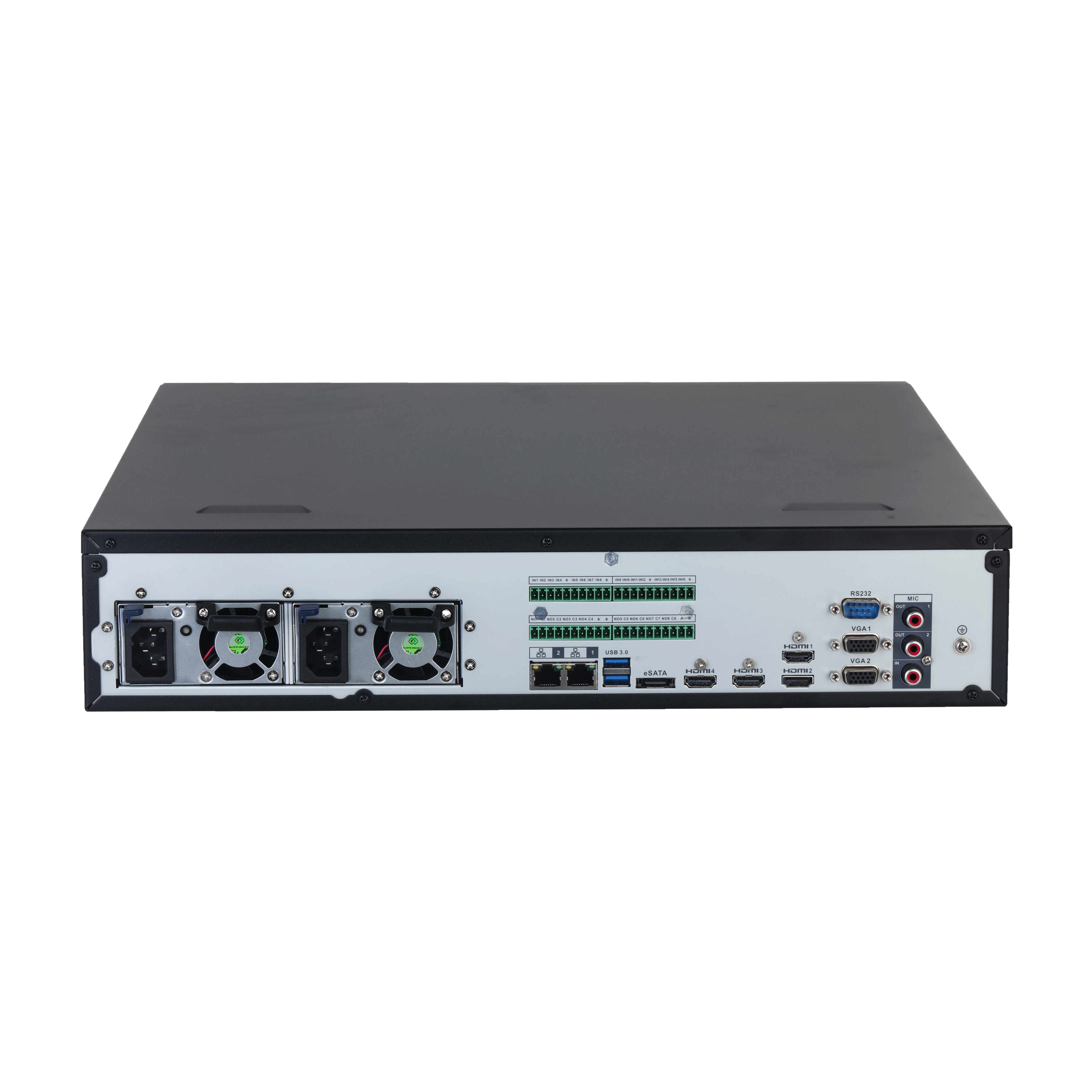 WizMind 64-Kanal IP-Rekorder, non PoE, 8x HDD
