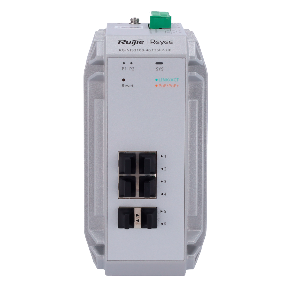 Industrie Switch, 4x PoE+, 2x SFP, 120W
