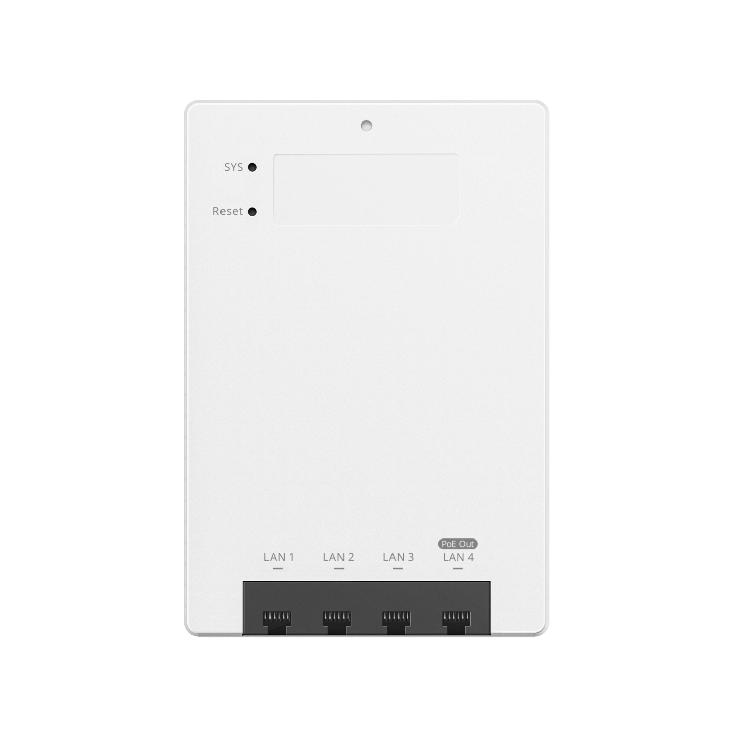 Wi-Fi 7 Wand-AP, 2.5G, PoE Out, 3570Mbps