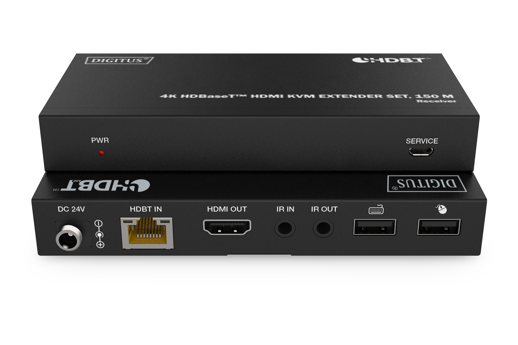 4K HDBaseT HDMI KVM Extender Set, 150m