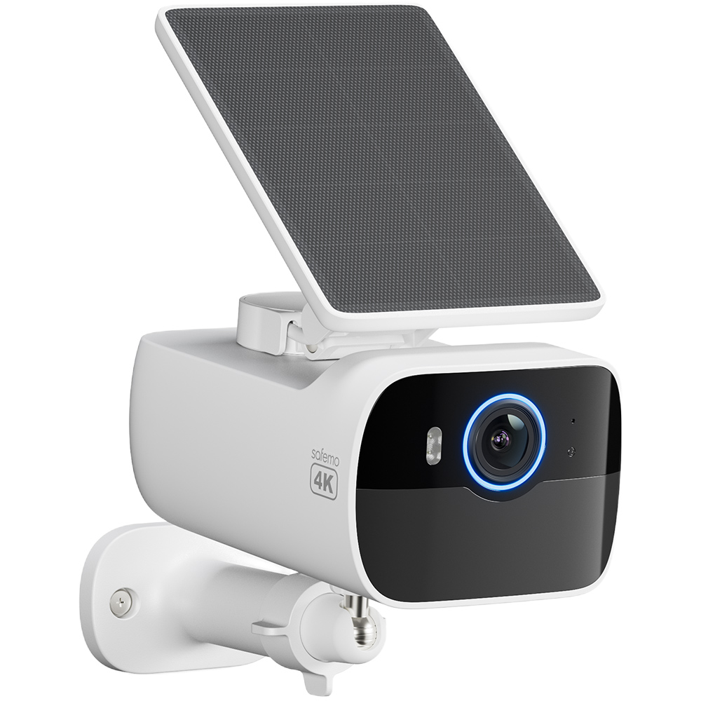 4K Solar Bullet Kamera 132° 13.200mAh