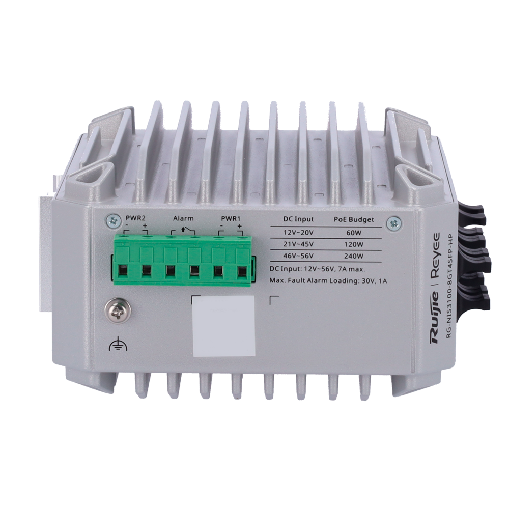 Industrie Switch, 8x PoE+, 4x SFP, 240W
