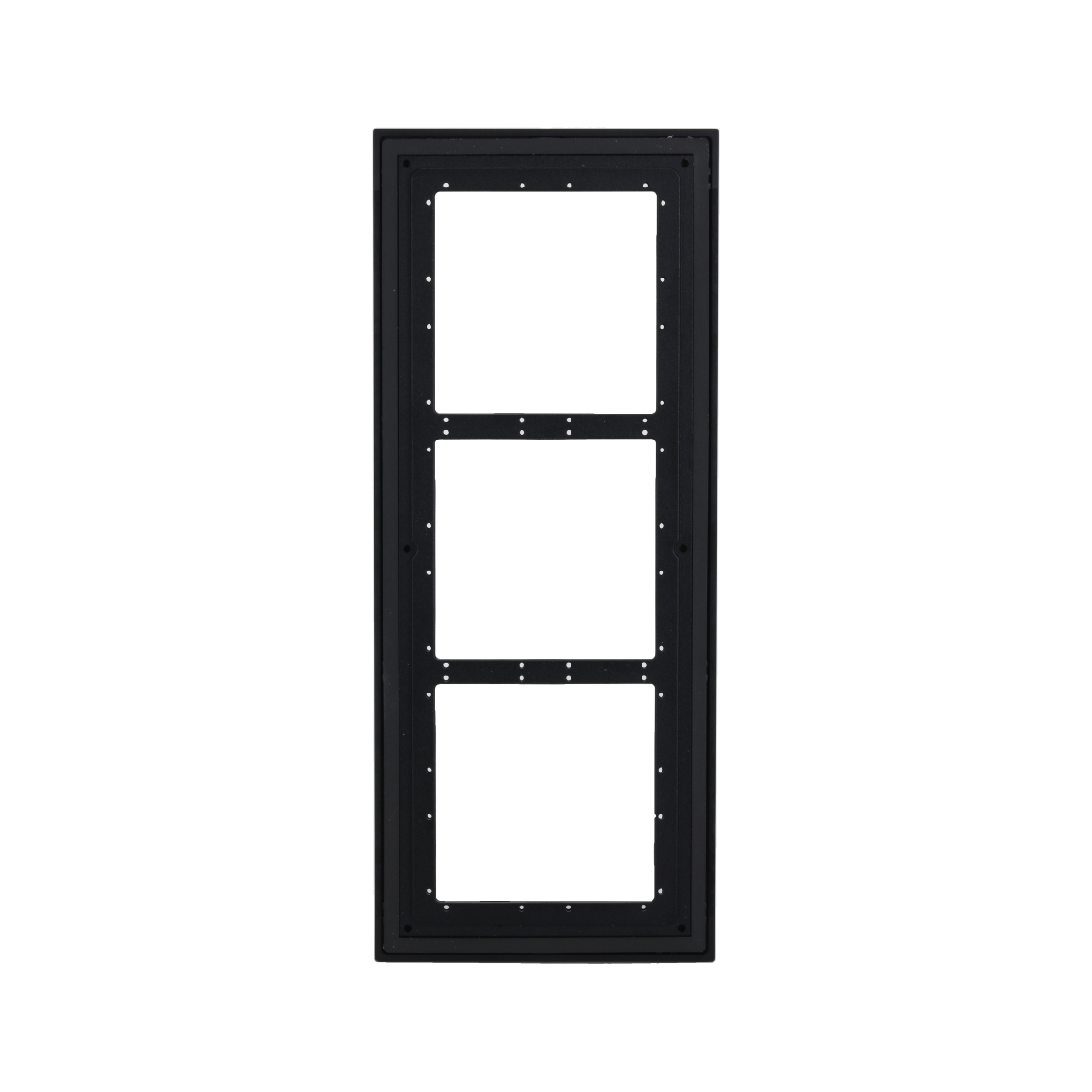 3-Modul-Frontblende, Schwarz