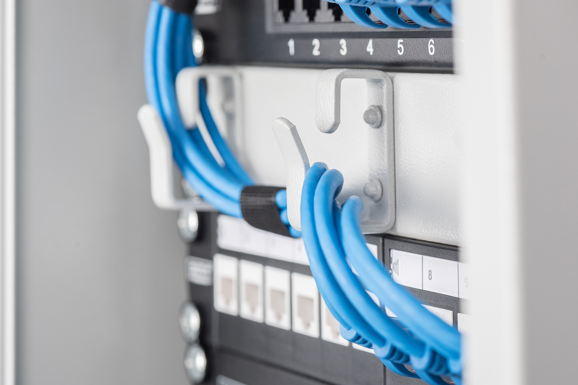Cat.6 Patchpanel, 8-Port, 10", schwarz