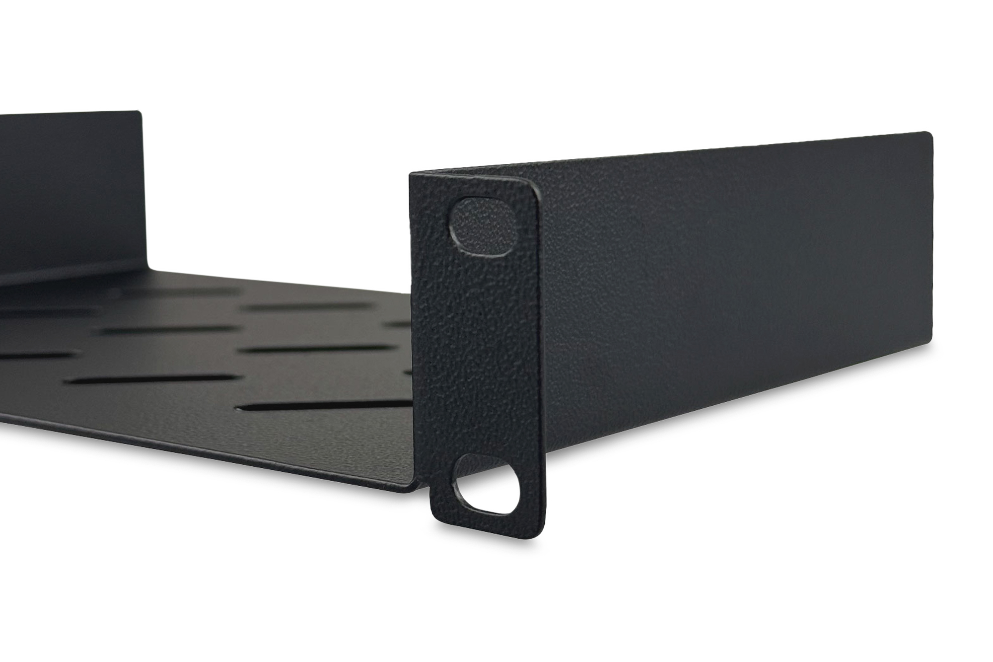 10" Fachboden, 1HE, 25kg, schwarz