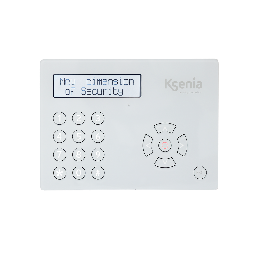 ergo wls Funk-LCD-Bedienteil mit mech. Tastatur