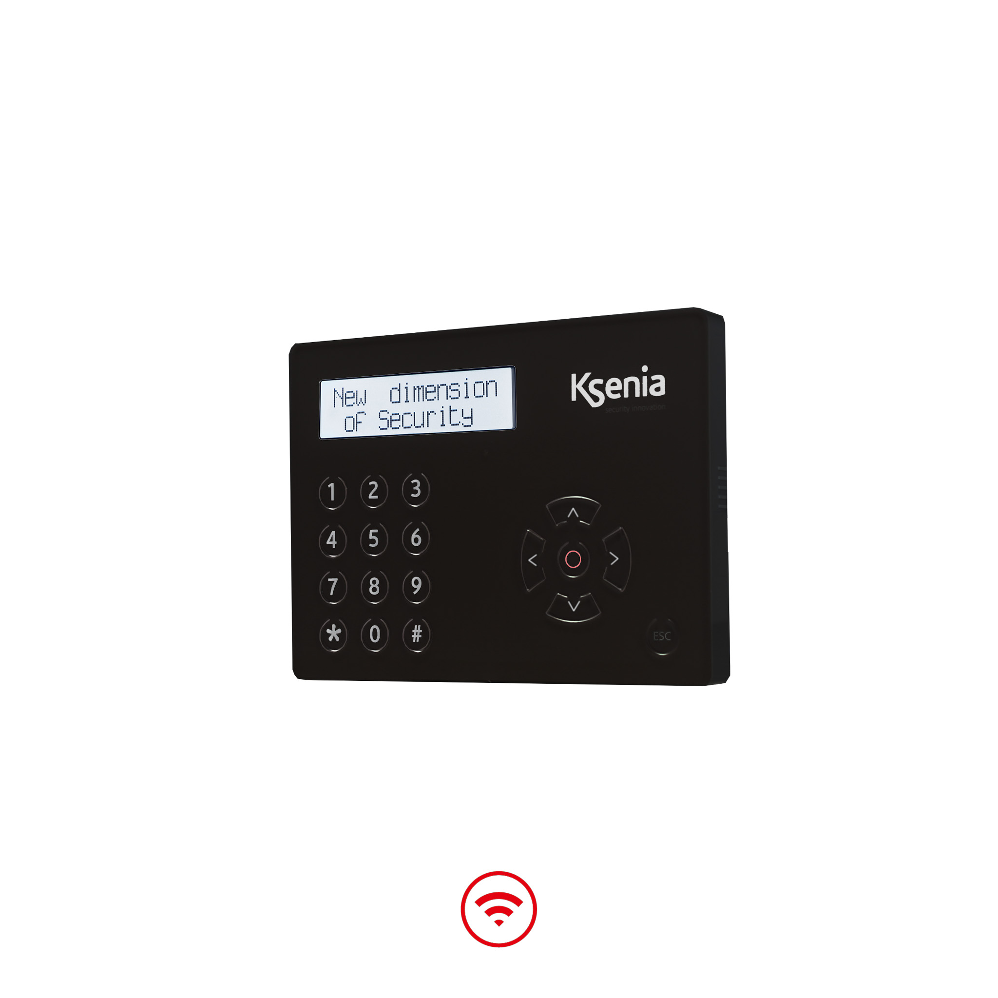 KSI2100022.312 ergo wls Funk-Bedienteil in Schwarz