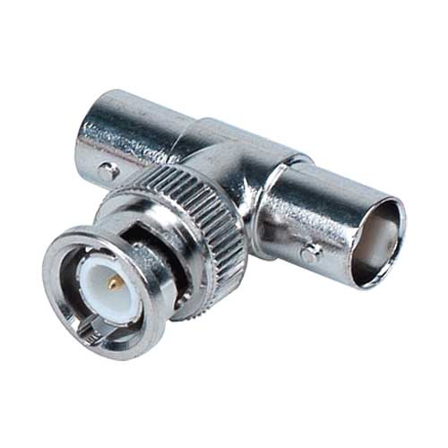 BNC T-Adapter, 1x Stecker / 2x Buchse