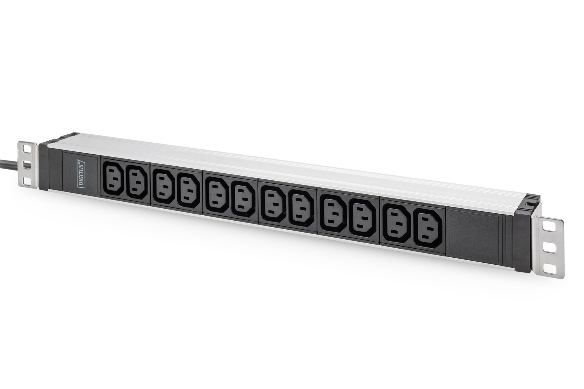19" PDU, 12x C13, Schuko, 16A